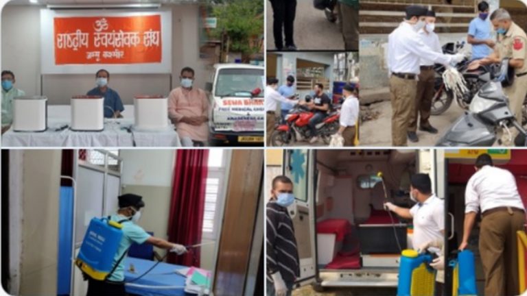 What media said about RSS’ contribution in Covid relief efforts