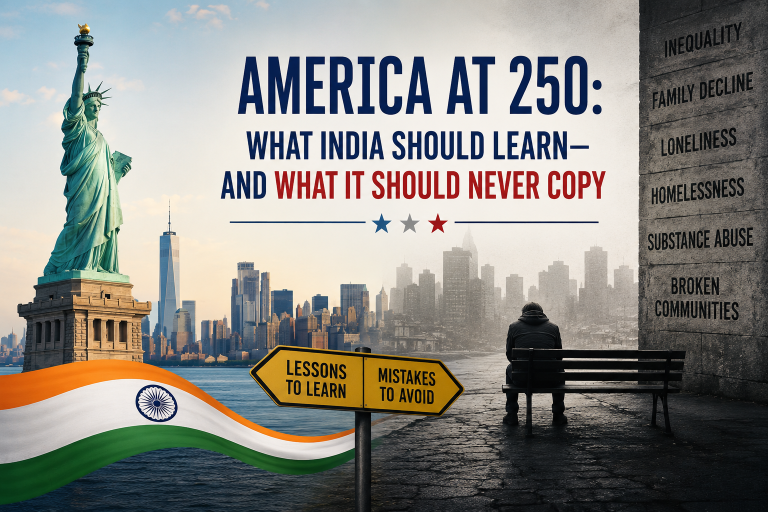 America at 250: A Powerful Economy, A Divided Society, and Lessons for India