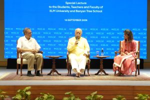 Photo caption: RSS Sarsanghchalak(Chief Mentor) Mohan Bhagwat delivers a special lecture at a programme jointly organized by IILM University and Banyan Tree School, Lodhi Road, New Delhi, on 16 September 2026.
Image Source: https://vskjabalpur.org